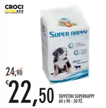 Moby Dick Tappetini Supernappy 60 x 90 - 50 Pz. offerta