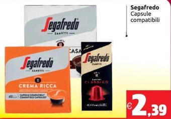 Segafredo Capsule compatibili