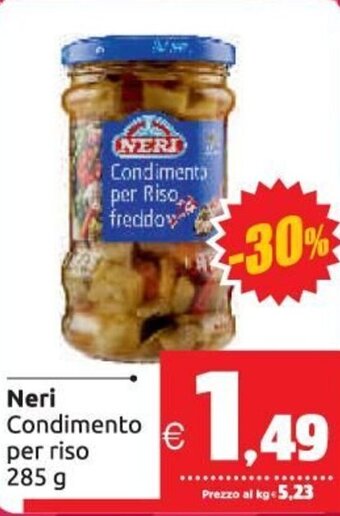 Vicino a te supermercati Neri Condimento per riso 285 g offerta