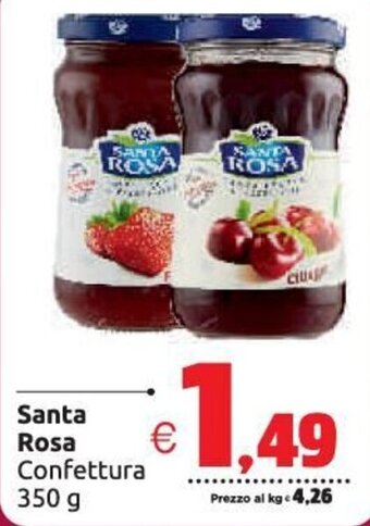 Santa Rosa Confettura 350 g