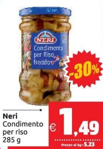 Vicino a te supermercati Neri Condimento per riso 285 g offerta