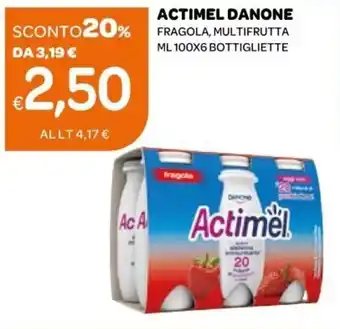 Ekom Danone Actimel 100 ml x 6 offerta