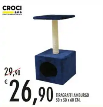 Tiragraffi Amburgo 30 x 30 x 60 cm.