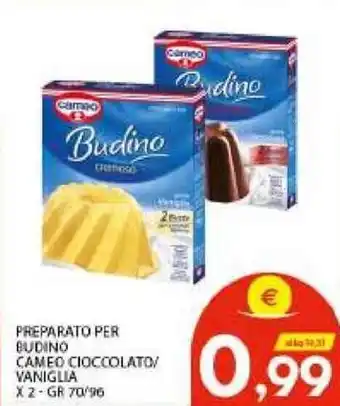 Vivo Supermercati Preparato Per Budino Cameo Cioccolato / Vaniglia x 2 - gr 70/96 offerta