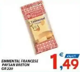 Emmental Francese Paysan Breton gr 220