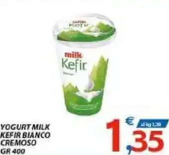 Vivo Supermercati Yogurt Milk Kefir Bianco Cremoso gr 400 offerta