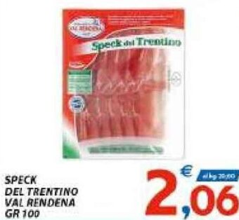 Speck Del Trentino Val Rendena gr 100