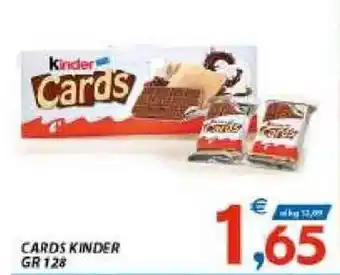 Vivo Supermercati Cards Kinder gr 128 offerta