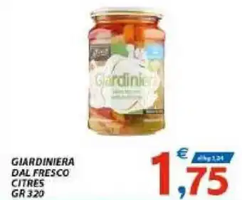 Vivo Supermercati Giardiniera Dal Fresco Citres gr 320 offerta