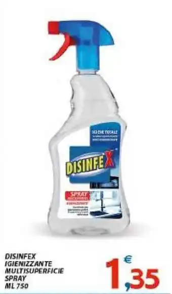 Vivo Supermercati Disinfex Igienizzante Multisuperficie Spray ml 750 offerta