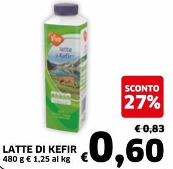 Ecu Discount Latte di Kefir 480 g offerta