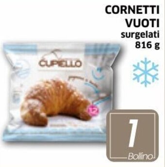 Ecu Discount Cornetti Vuoti surgelati 816 g offerta