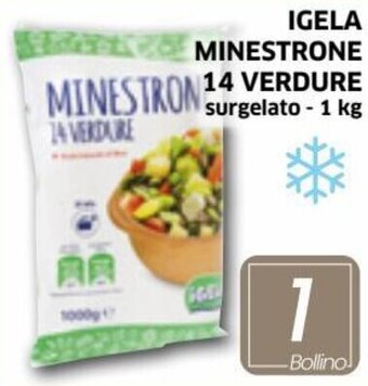 Ecu Discount Igela Minestrone 14 Verdure surgelato 1 kg offerta