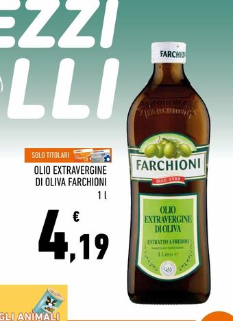 Conad Olio extra vergine di oliva farchioni offerta