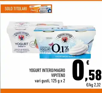 Conad Yogurt intero/ magro  vipiteno offerta