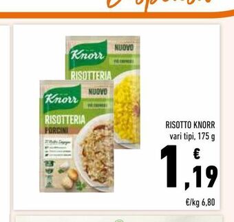 Conad Risotto knorr offerta