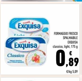 Conad Formaggio fresco spalmabile exquisa offerta