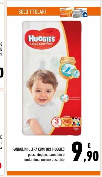 Conad Pannolini unistar huggies offerta
