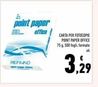 Conad Carta per fotocopie point paper office offerta