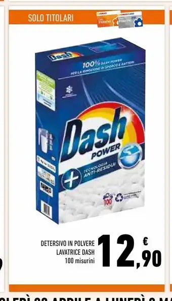 Conad Detersivo in polvere lavatrice dash offerta
