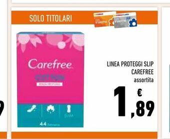 Conad Linea proteggi-slip carefree offerta