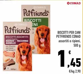 Conad Biscotti per cani petfriends conad offerta