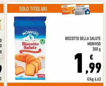 Conad Biscotto della salute monviso offerta