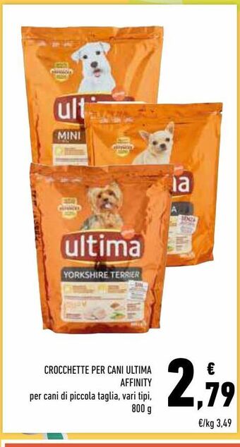 Conad Crocchette per cani ultima affinity offerta