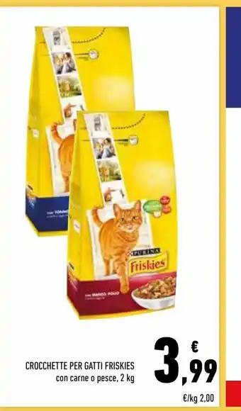 Conad Crocchette per gatti friskies offerta
