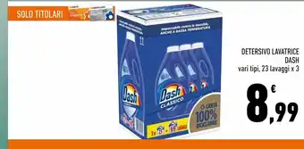 Conad City Detersivo lavatrice dash vari tipi 23 lavaggi x3 offerta