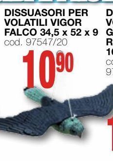 Mondo Brico Dissuasori per volatili vigor falco offerta