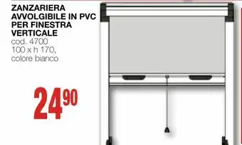 Mondo Brico Zanzariera avvolgibile in pvc per finestra verticale offerta