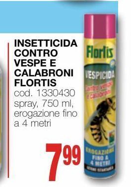 Insetticida contro vespe e calabroni flortis