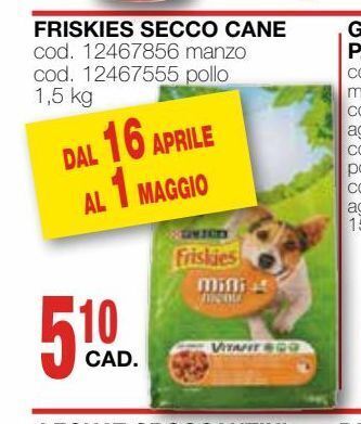 Mondo Brico Friskies secco cane offerta