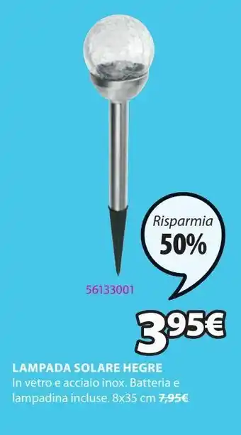 Lampada solare hegre