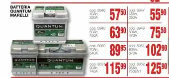Mondo Brico Batteria quantum marelli 40ah, 330a offerta