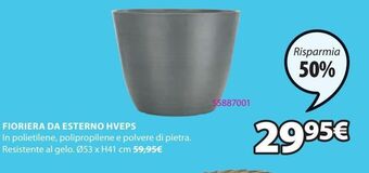 JYSK Fioriera con supporto offerta