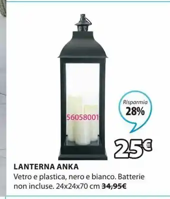 JYSK Lanterna anka offerta
