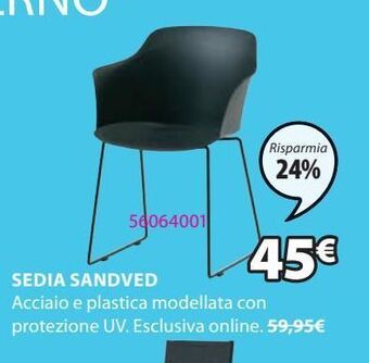 JYSK Sedia sandved offerta
