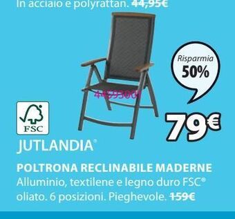 JYSK Poltrona reclinabile maderne offerta