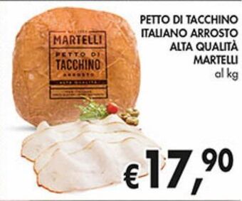 Supermercato Coal Petto di tacchino italiano arrosto alta qualità martelli offerta