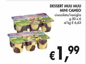Supermercato Coal Dessert muu muu mini cameo offerta