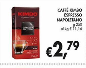 Supermercato Coal Caffè kimbo espresso napoletano offerta