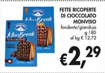 Supermercato Coal Fette ricoperte di cioccolato monviso offerta