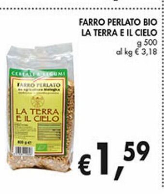 Supermercato Coal Farro perlato bio la terra e il cielo offerta