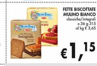 Supermercato Coal Fette biscottate mulino bianco offerta