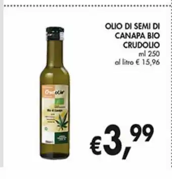 Supermercato Coal Olio di semi di canapa crudolio offerta
