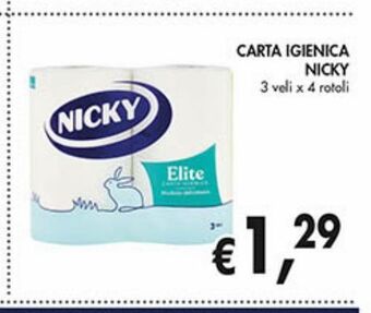 Supermercato Coal Carta igienica nicky offerta