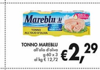 Supermercato Coal Tonno mareblu offerta