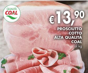 Prosciutto cotto alta qualità coal
